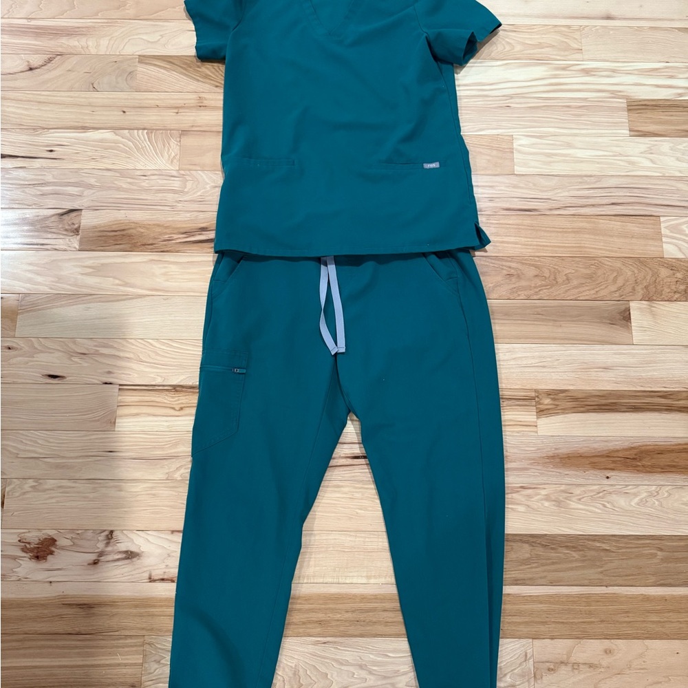 Teal Scrub Set